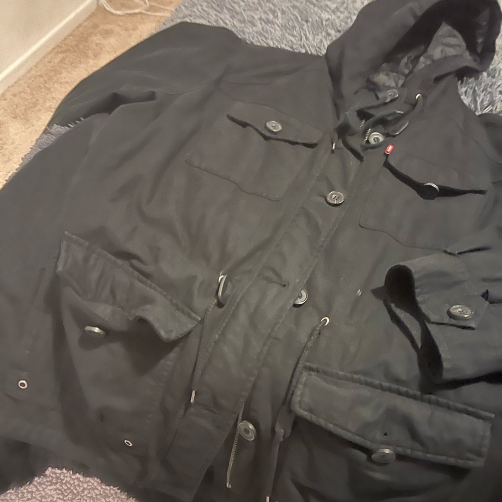 LEVIS cargo black winter jacket